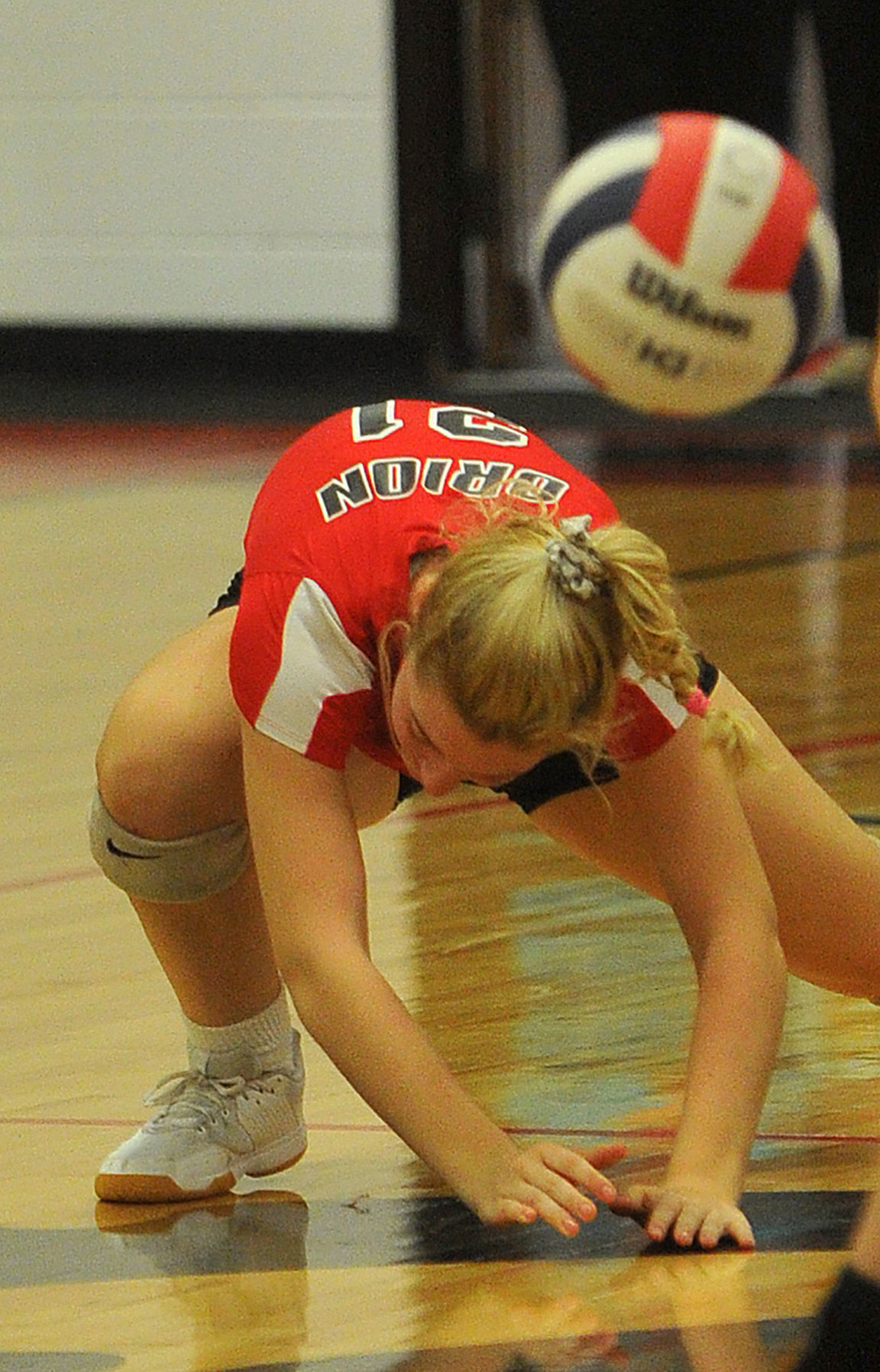 Orion vs Fulton volleyball.